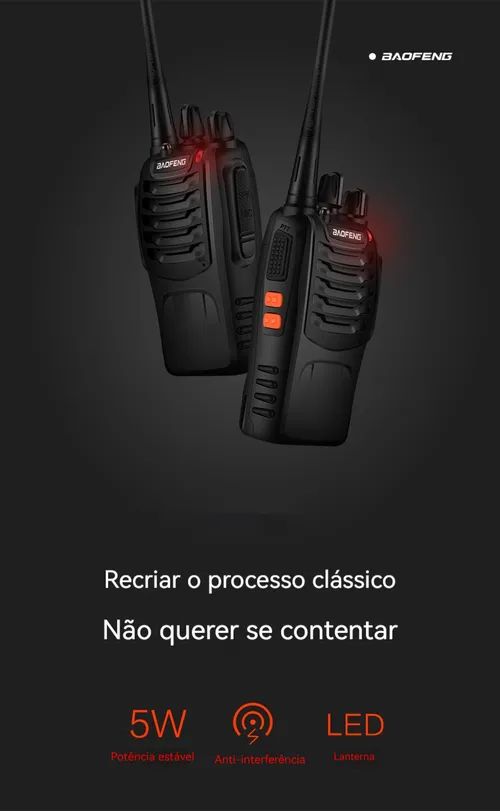 🚨 RÁDIO COMUNICADOR | Comunicação Imediata para Equipes! 🚨 Estoque em Angola, Pagamento na Entrega!