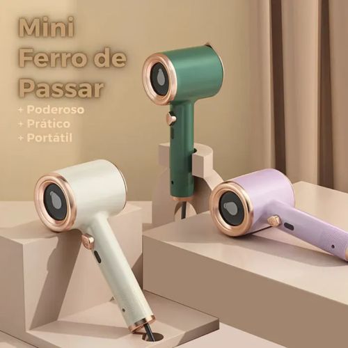 🌟💼🔥Luanda | Ferro de Passar a Vapor Portátil 👚💨 Compacto e Leve 👜✨ | Uso Diário Fácil 👍💡 | Passa Roupa Sem Esforço 💪🧵 Trabalho 🏢 e Viagens ✈️