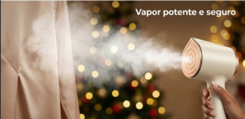 🌟💼🔥Luanda | Ferro de Passar a Vapor Portátil 👚💨 Compacto e Leve 👜✨ | Uso Diário Fácil 👍💡 | Passa Roupa Sem Esforço 💪🧵 Trabalho 🏢 e Viagens ✈️