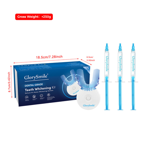 ⚡ Resultado Visível em 10 Minutos! | GlorySmile Kit de Clareamento 🦷💙
