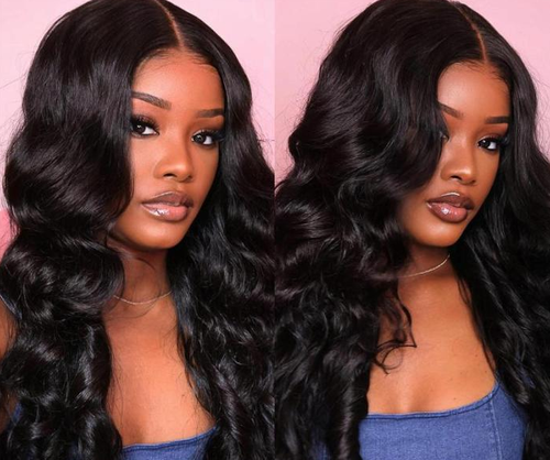 🔥 Peruca TESLAL Sem Cola HD Lace 6x6x1, 180% Densidade, Ondas Naturais, Ajustável, Macia e Barata ✨