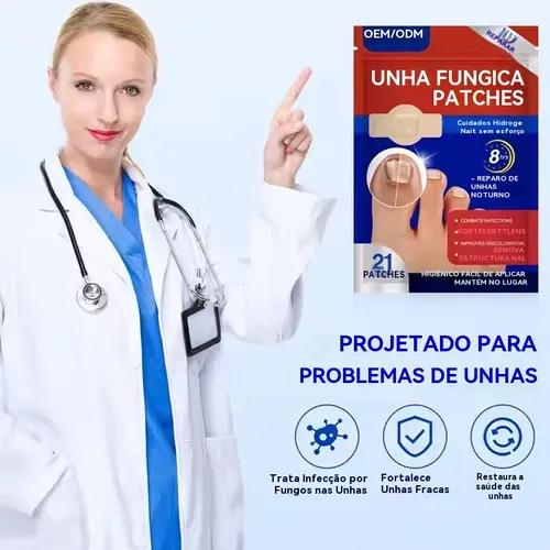 🚫🦠 Adesivos para Tratamento de Unhas com Fungos 🚫🦠 —— Diga Adeus às Unhas com Fungos, Recupere Unhas Saudáveis e Fortes!