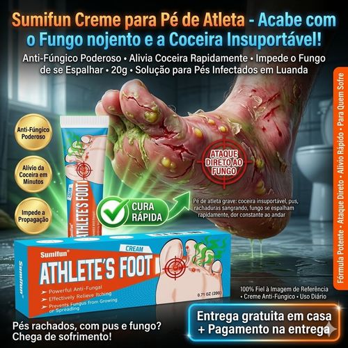 😖 Mau Cheiro + Coceira? | Sinal de Infecção! Creme Anti-Fúngico – Resolve em Poucos Dias 🔥Dois (comprar um, obter um grátis)