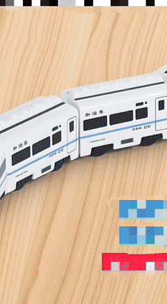 🚄 Trem Elétrico Realista com Trilhos – O presente perfeito para crianças curiosas! 🎁
