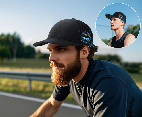 Bluetooth duplo alto-falante som boné de beisebol