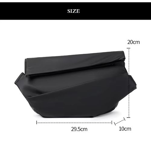 🔥 2025 Nova bolsa transversal impermeável – Leve, prática e cheia de estilo para todas as ocasiões! 🖤🎒