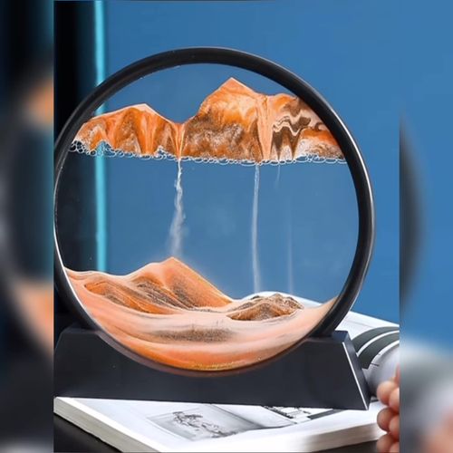 💥💥💥Best-selling creative 3D flow sand painting figurine small hill handicraft💥