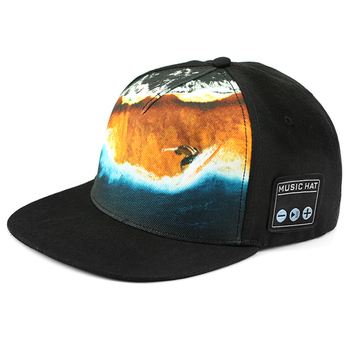 Bluetooth duplo alto-falante som boné de beisebol