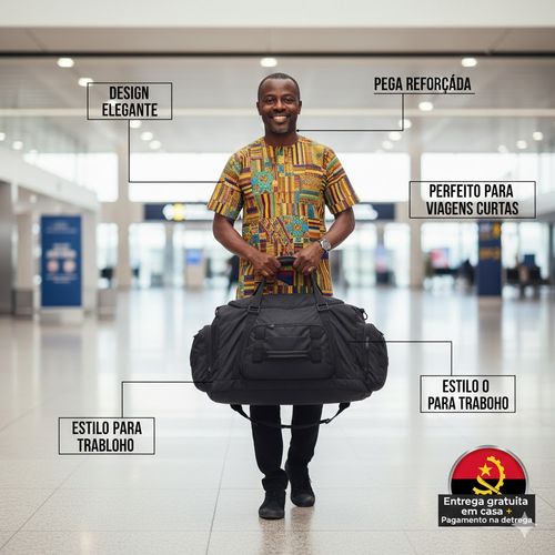 🔥🚀 Uma mala, três usos — Carrinho, mochila e bolsa de mão 🧳