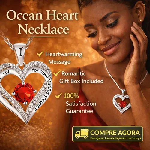 ❤️Luanda 🚀 | Colar Coração G2 💎🎁 — Já Vem com Caixa de Presente