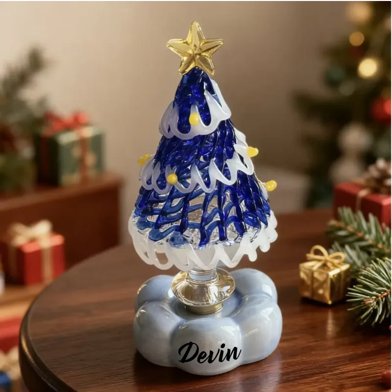 Customizable rotating Christmas tree