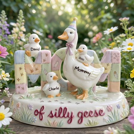 Mom Of Silly Goose Acrylic Plaque - Personalized Gifts For Moms