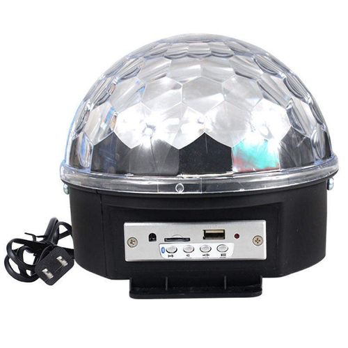 16×14cm LED Crystal Magic Ball Light Bluetooth Party Lamp