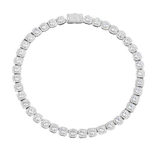 11mm Rock Candy Zircon Cuban Necklace