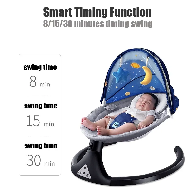 👶🧠💡Electric mesh music baby rocker👩🏻‍🍼