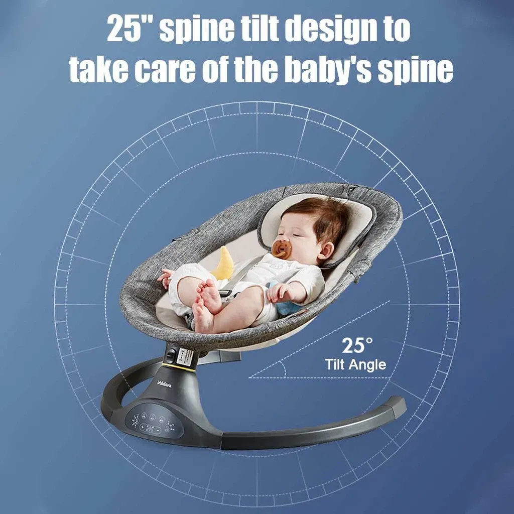 👶🧠💡Electric mesh music baby rocker👩🏻‍🍼