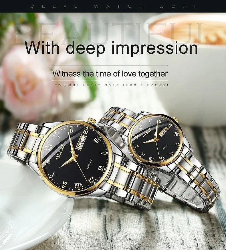 OLEVS Watch 5568 Quartz Romantic Moment