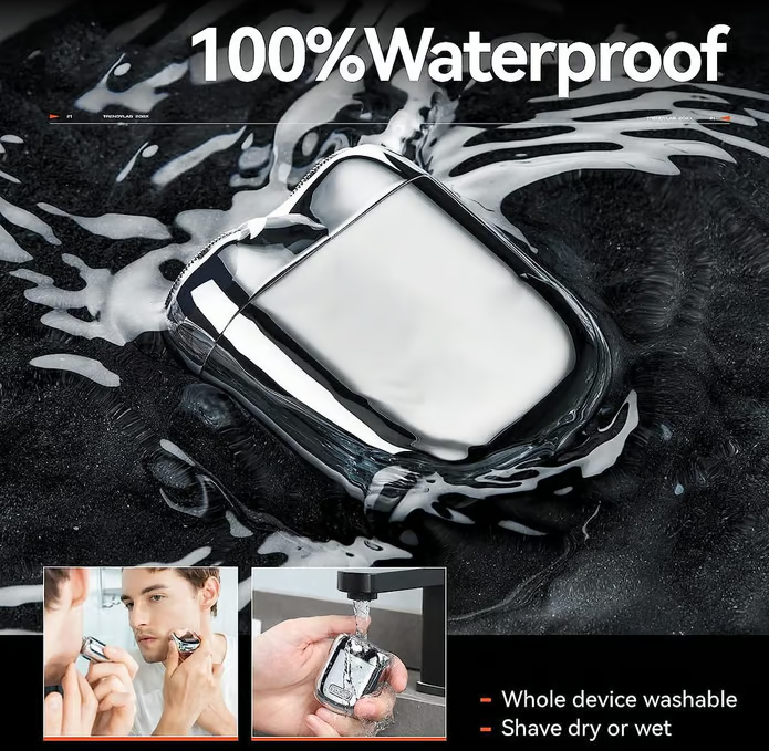 2026 New Upgrade Pocket Shaver USB Mini Shavers for Men Rechargeable Waterproof Compact Electric Razor for Home, Car, Travel 复制