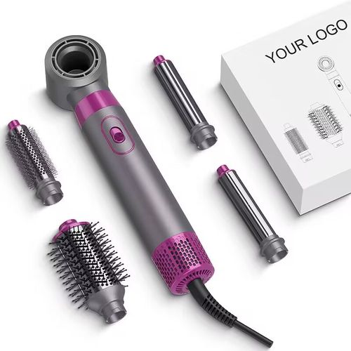 5-in-1 Hot Air Brush: Dry, Straighten & Curl All In One! 💇♀️