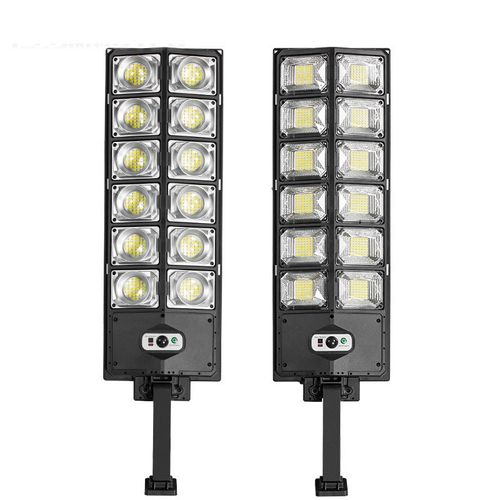 Solar Motion Sensor LED Street Lamp IP65 Waterproof DC Powered Remote Control Multi-Color Temperature High Efficiency Garden