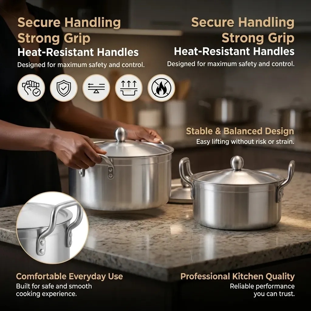 Premium 7-Piece Stainless Steel Pot Set – All Sizes You Need!