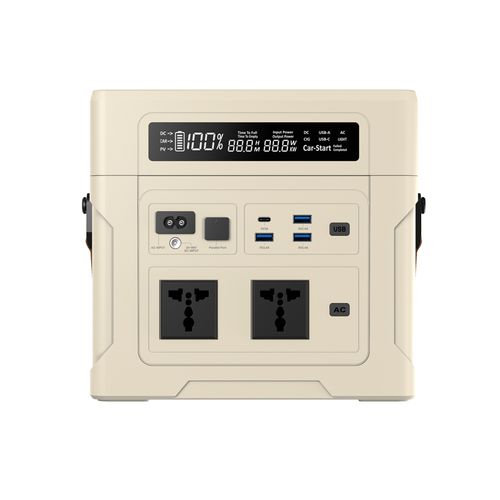 1000W LiFePO4 Portable Station Solar Generator 902Wh Pure Sine Wave Emergency Supply Disaster Solar Panel