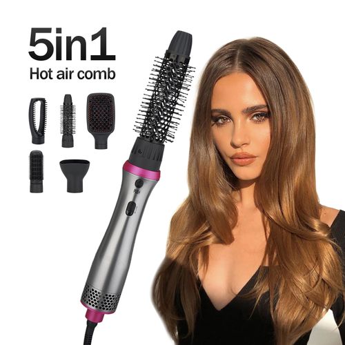 5 in 1 Hair Dryer Complete Styler Hair Curler Straightener Tools