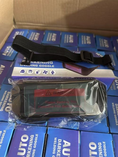 Solar Auto-Darkening Welding Glasses with Blue Glass Lens and Safety Eyewear