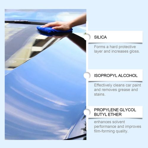 Hot Sales Rayhong Automotive Crystal Paint Surface Brightener Daily Chemicals Hand Spray Wax Car Quick Effect Coating Agent