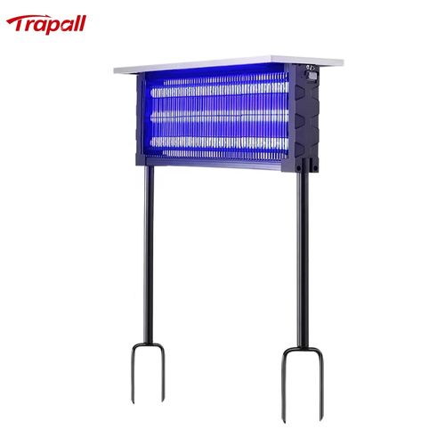 Outdoor Garden Waterproof Electric Fly Zapper Fly Insect Trap Solar Mosquito Killer Lamp