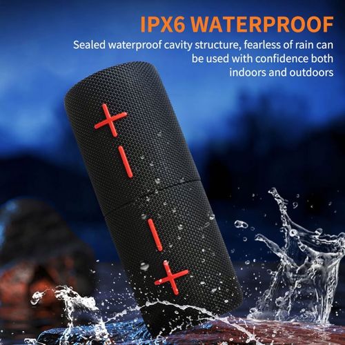 S11 Detachable Blue-tooth Speaker 3D Stereo Bass Portable Speaker IPX6 Waterproof with TWS Boombox Colorful Lights Dual Speaker