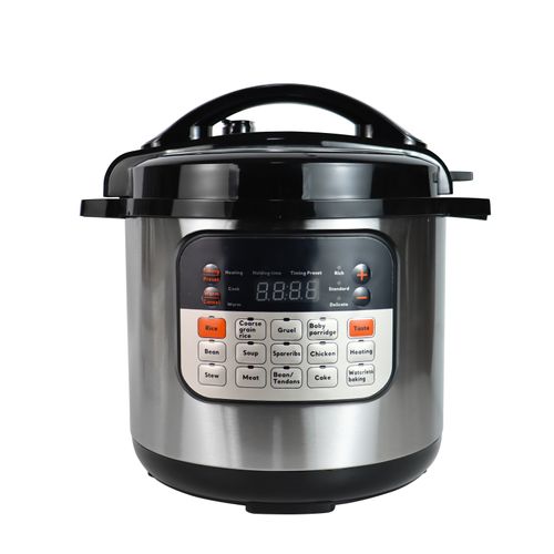 6L Large Electric Pressure Cooker – Cook Big Meals Fast! 🍲