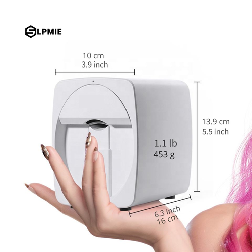 3D Mini Nail Printer Machine With Cartridge Home and Salon Mobile Nail Art Machine