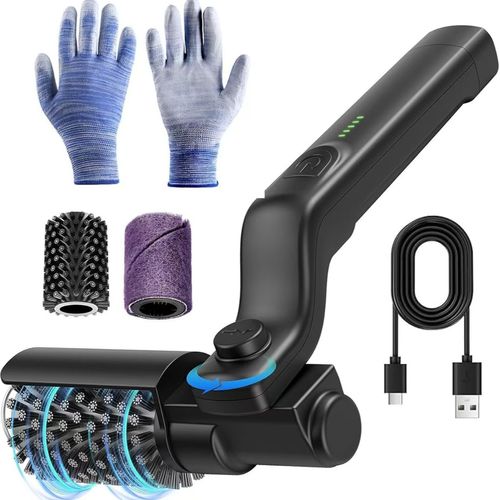 Electric BBQ Brush with Steel Wire and PP Plastic Handle for Cleaning BBQ Grills Heavy Grease Eco-Friendly