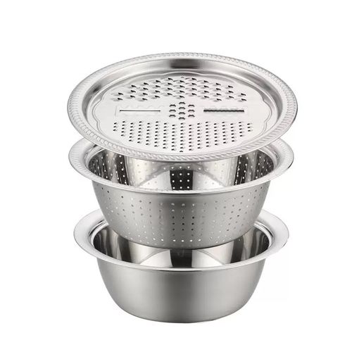 30cm Multifunctional Potato Shredder Manual Stainless Steel Vegetable Slicer Bowl Vegetable and Radish Grater Grating Tool