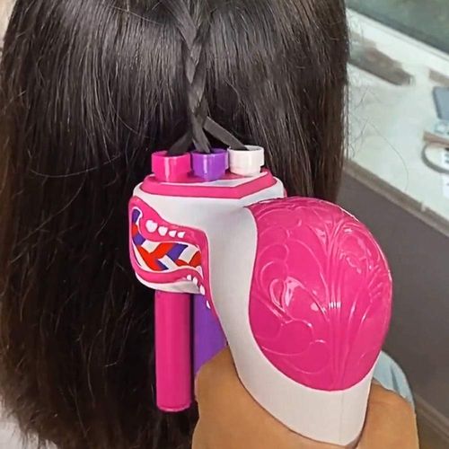 Automatic Electric Rollers Hair Braider Machine Hot Selling Quicks Twist Styling Tool for Girls Made of Durable Plastic