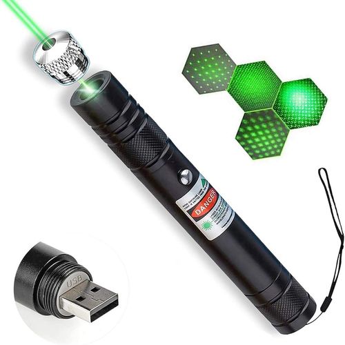New Best-selling Pet Laser Toys with Red Light and Green Starry Sky Pattern Laser cat Interactive Laser Pen Teasing Pen Toys.