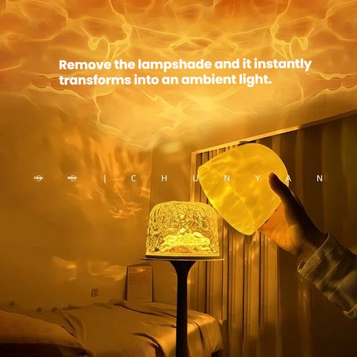 ✨ 16-Color Water Ripple Lamp – Your New Cozy Night Light!