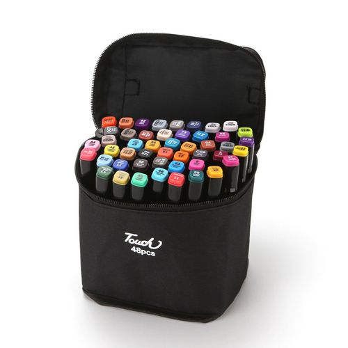 80 Colors Alcohol Based Markers Dual Tip Permanent Artist Sketch Marker Set