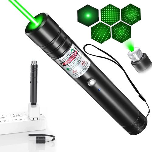 New Best-selling Pet Laser Toys with Red Light and Green Starry Sky Pattern Laser cat Interactive Laser Pen Teasing Pen Toys.