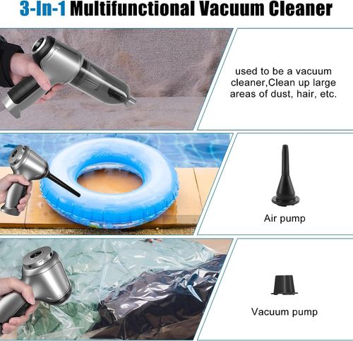 3-in-1 Cordless Vacuum Cleaner – Vacuum, Blow & Inflate! 🔥