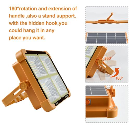 Work Light Camping Fishing Lanterns Emergency Lights Rechargeable Outdoor Waterproof Led Solar Flood Lights
