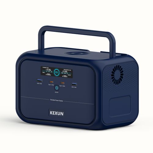 Mini 300W Portable Power Station Solar Generator Pure Sine Wave MPPT Technology Car Compatible Charges Laptop Camera Fan Easily