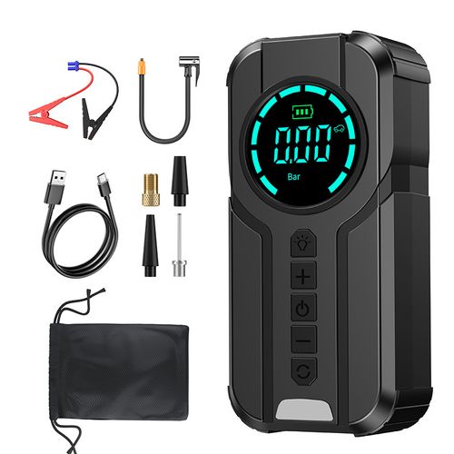 4 in 1 Car Jump Starter Air Pump LED Light Power Bank Portable Emergency Kit Ghana