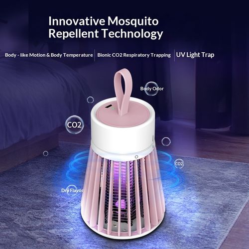 Ziguang Physical Mosquito Trap Killer Lamp Ambient Light ABS Aluminum Mesh Built-In Battery 11-20 Coverage Portable