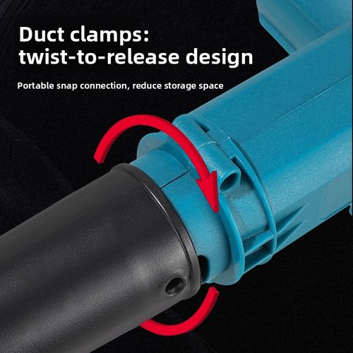 New DIY Industrial Small Blowing Suction Dual-Purpose Electric Dust Collector Raw Charcoal Hair Dryer Rechargeable Lithium