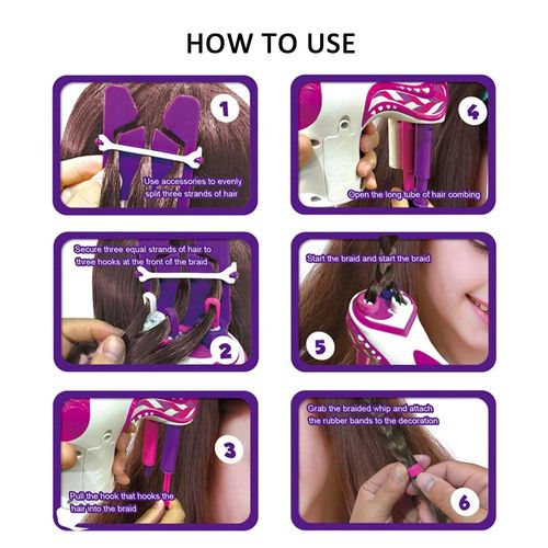 Automatic Electric Rollers Hair Braider Machine Hot Selling Quicks Twist Styling Tool for Girls Made of Durable Plastic