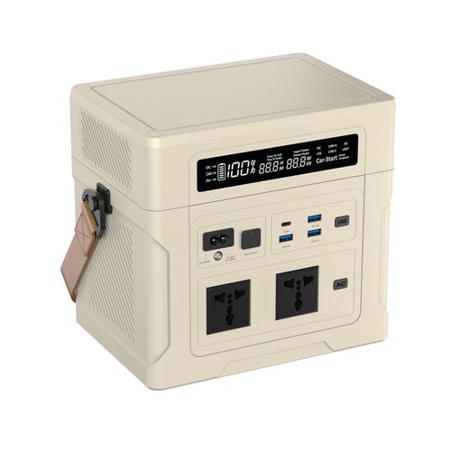 1000W LiFePO4 Portable Station Solar Generator 902Wh Pure Sine Wave Emergency Supply Disaster Solar Panel