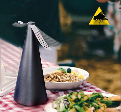 BUY 1 GET 2 Outdoor Multifunctional Fan Leaf Fly Repellent Automatic Fly Repellent Electronic Fly Mosquito Repellent Fan