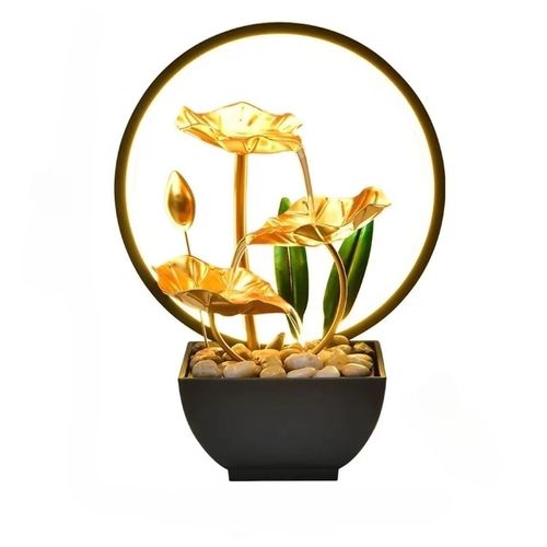 Feng Shui Desktop Water Fountain Good Luck Flow Ornament for Home Office